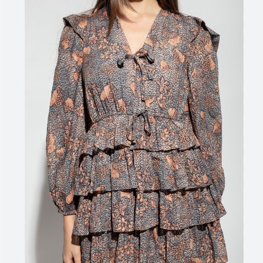 Ulla Johnson Multicolor Ruffle Dress - Picture 2 of 14